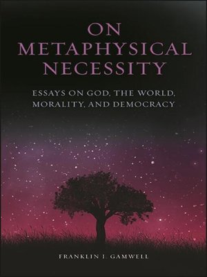 cover image of On Metaphysical Necessity